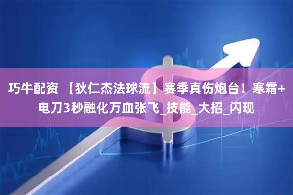 巧牛配资 【狄仁杰法球流】赛季真伤炮台！寒霜+电刀3秒融化万血张飞_技能_大招_闪现